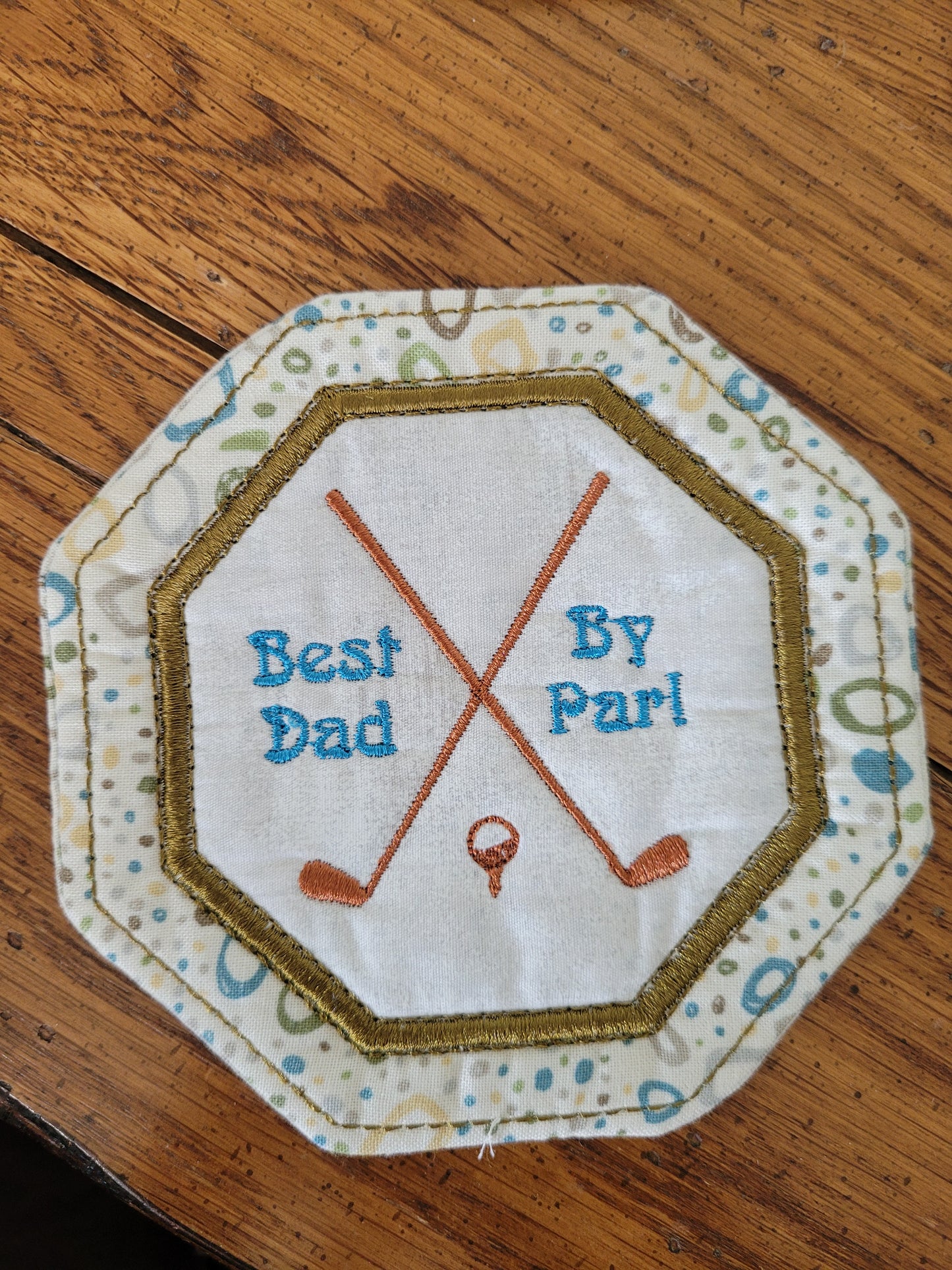 Fathers Day Coaster - Golf Dad