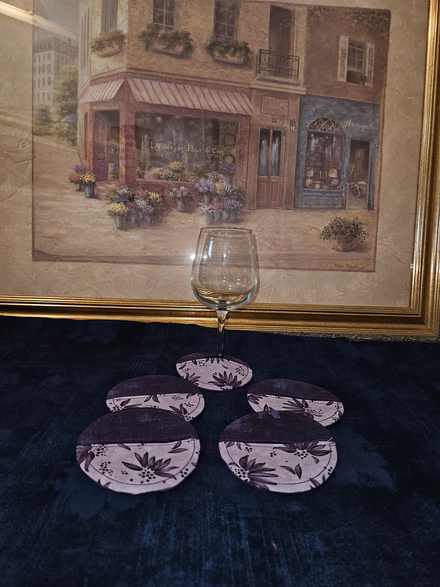 Wine Slipper Coaster - Set of 4