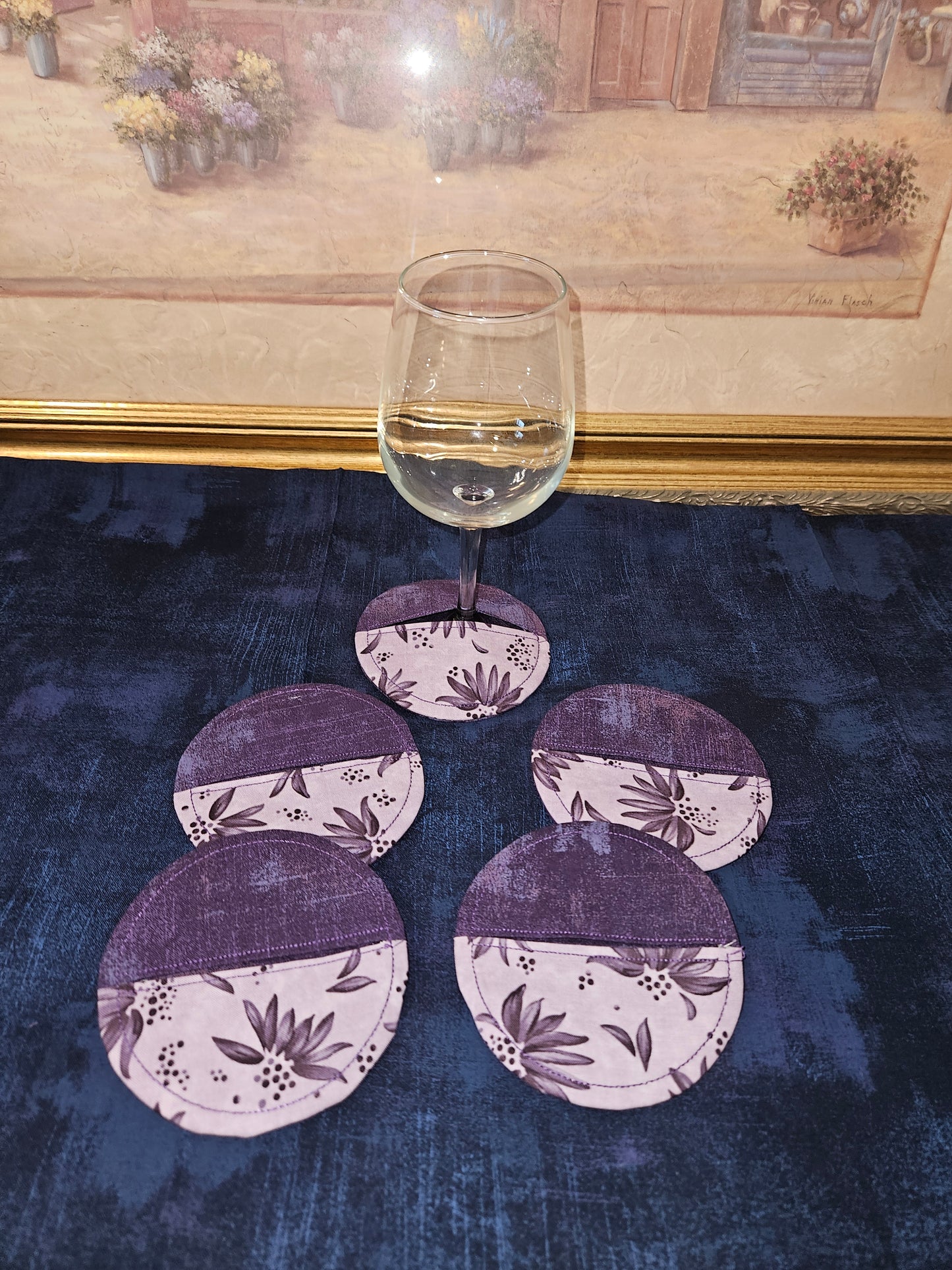 Wine Slipper Coaster - Set of 4