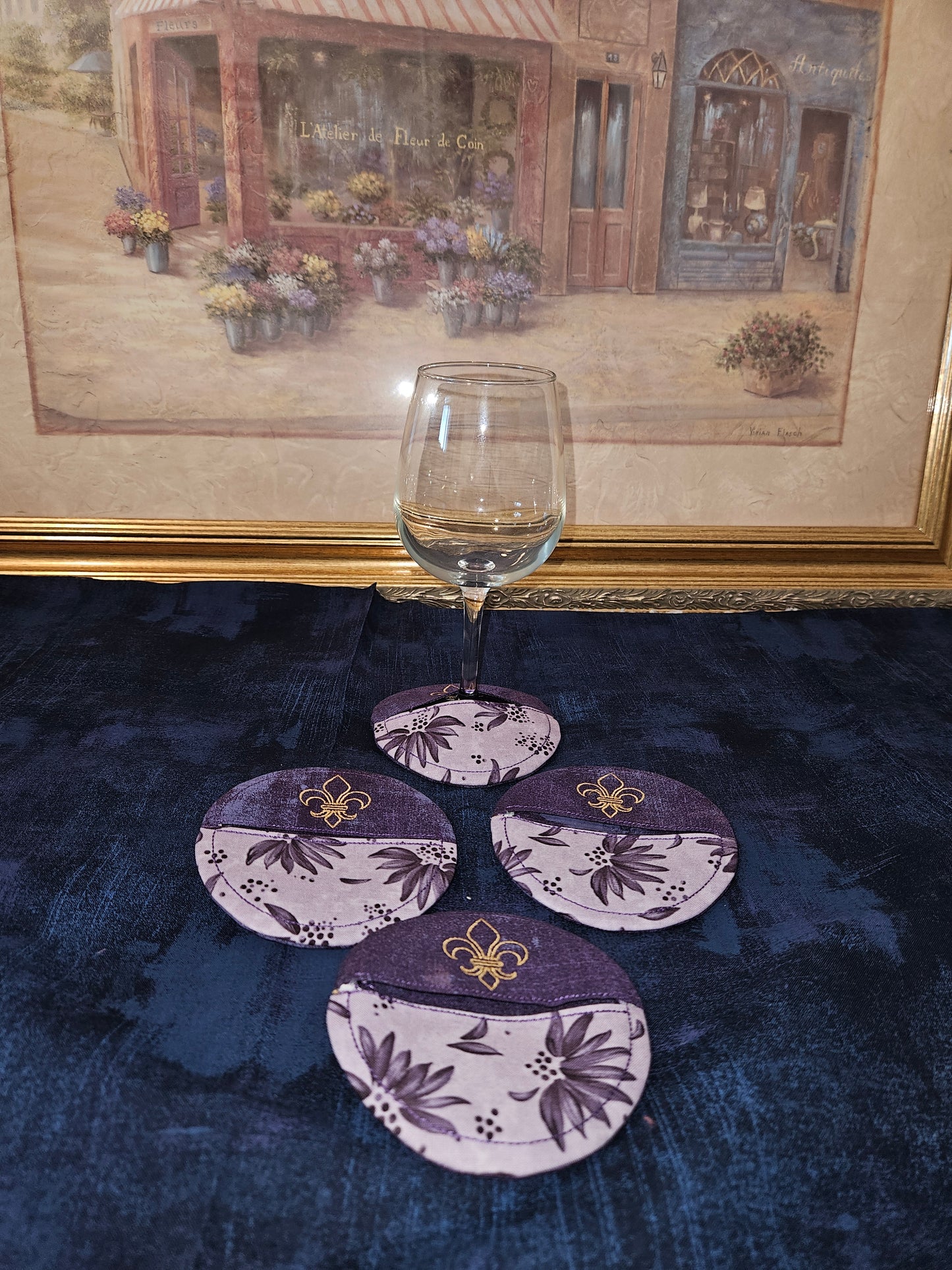 Wine Slipper Coaster - Set of 4