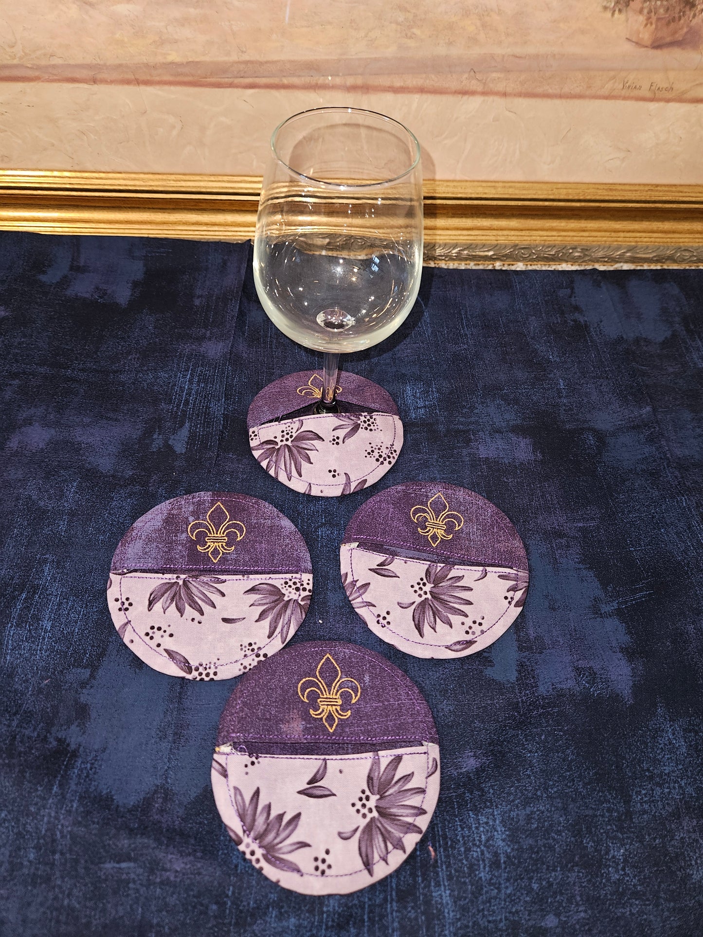 Wine Slipper Coaster - Set of 4