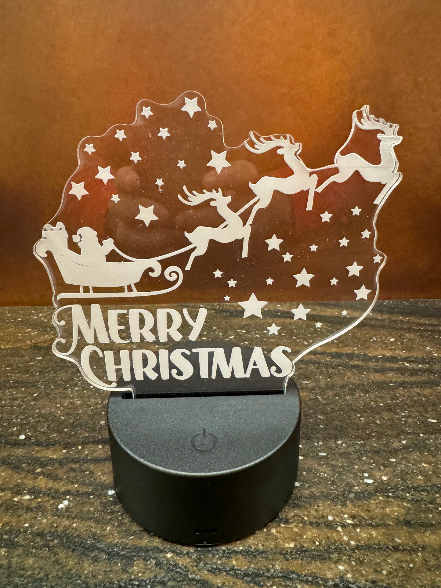 Holiday Engraved LED Light Display