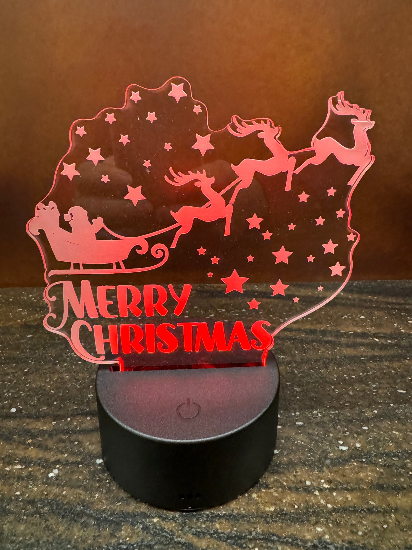 Holiday Engraved LED Light Display