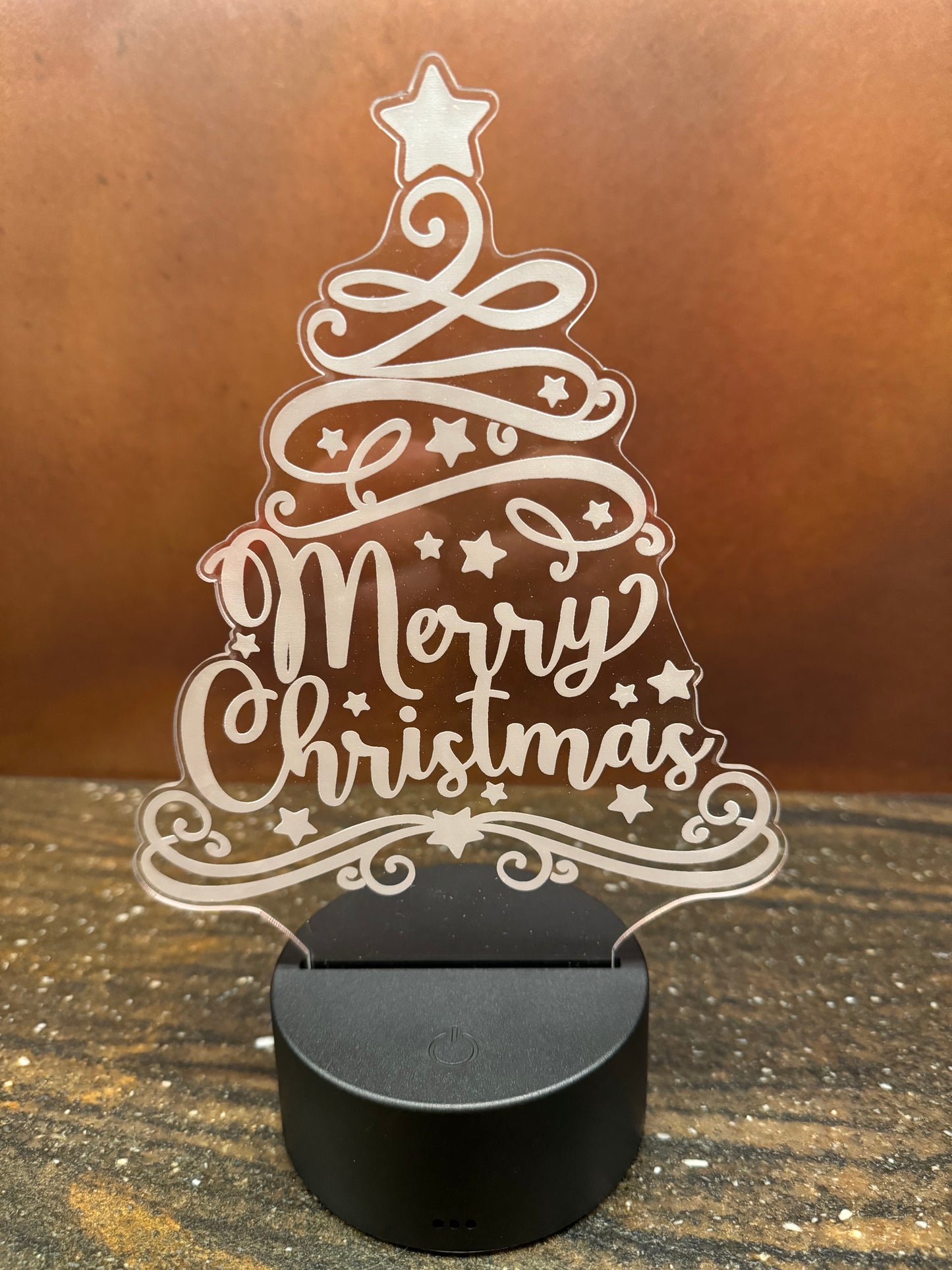 Holiday Engraved LED Light Display