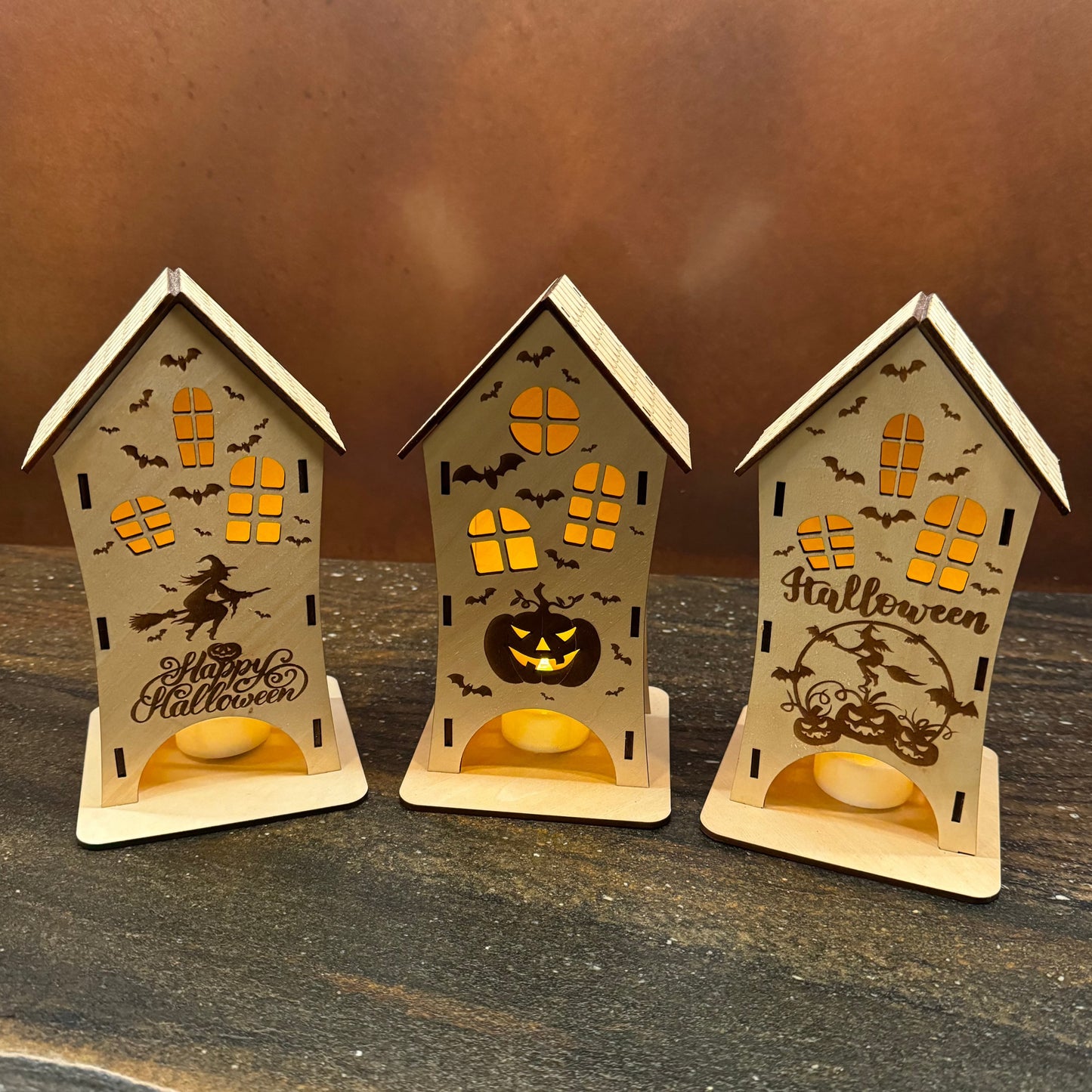 Halloween Tealight House