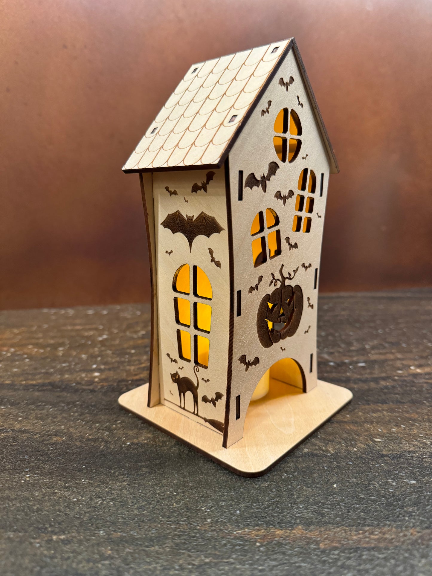 Halloween Tealight House