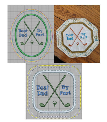 Fathers Day Coaster - Golf Dad