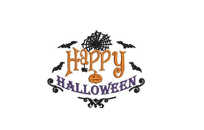 Happy Halloween Embroidery File