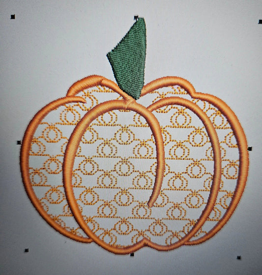 Special Pumpkin Embroidery Design