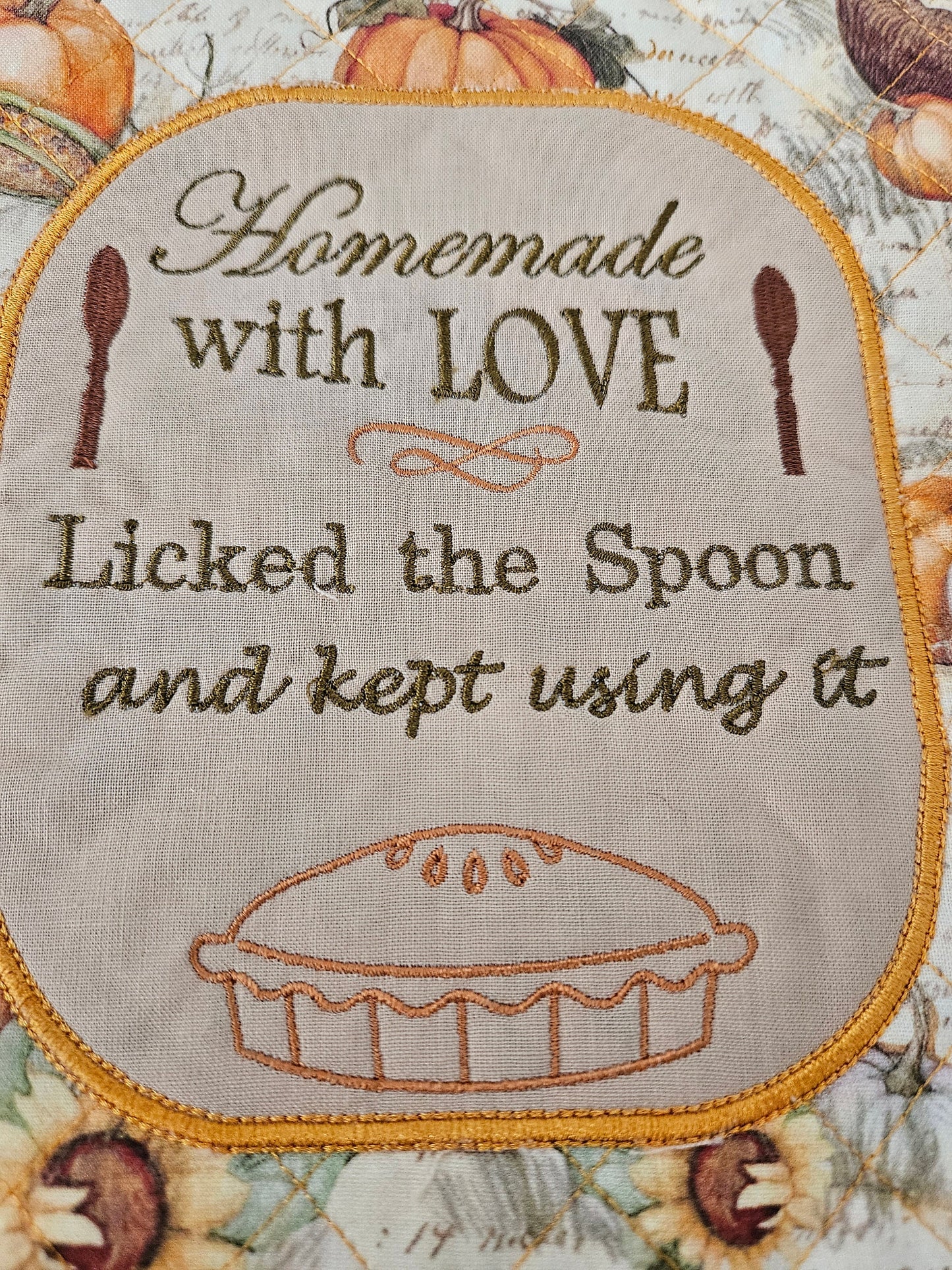 In The Hoop - Hot Pad - Homemade with Love