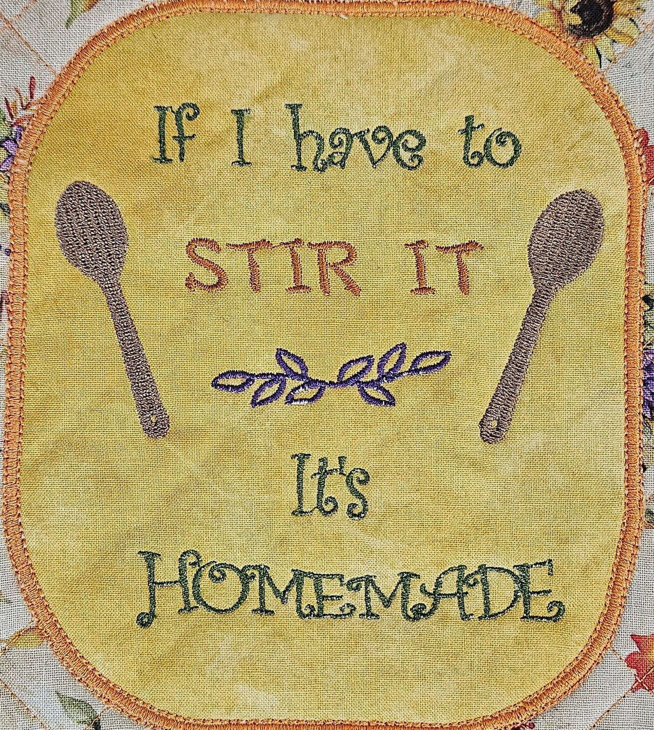 Kitchen - Stir It - Embroidery Design